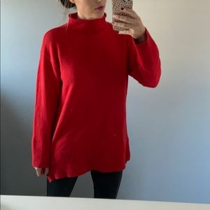 Red sweater